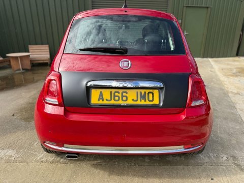 Fiat 500 1.2 500 Lounge AJ66JMO Red #6
