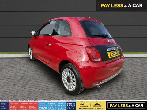 Fiat 500 1.2 500 Lounge AJ66JMO Red #2