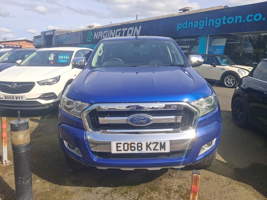 Ford Ranger 2.2 Tdci Limited 1 Pickup Double Cab Ma EO68KZM Blue #2