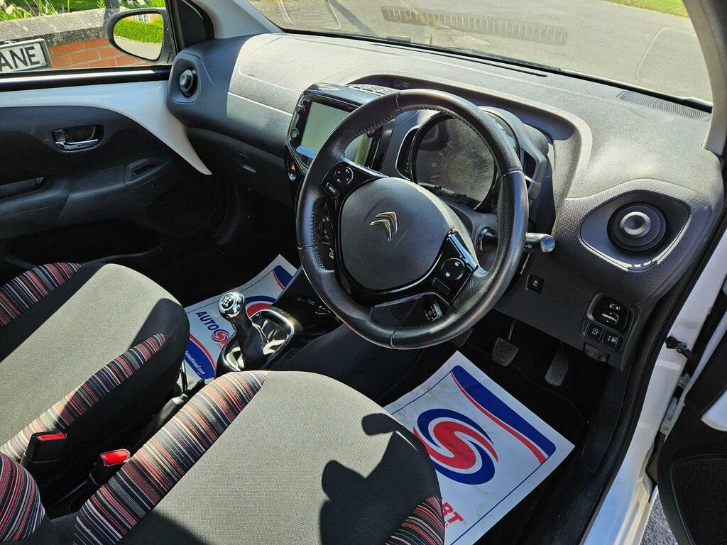 Citroen C1 Hatchback 1.0 Vti Flair Euro 6 Ss 201919 PG19XDR White #2