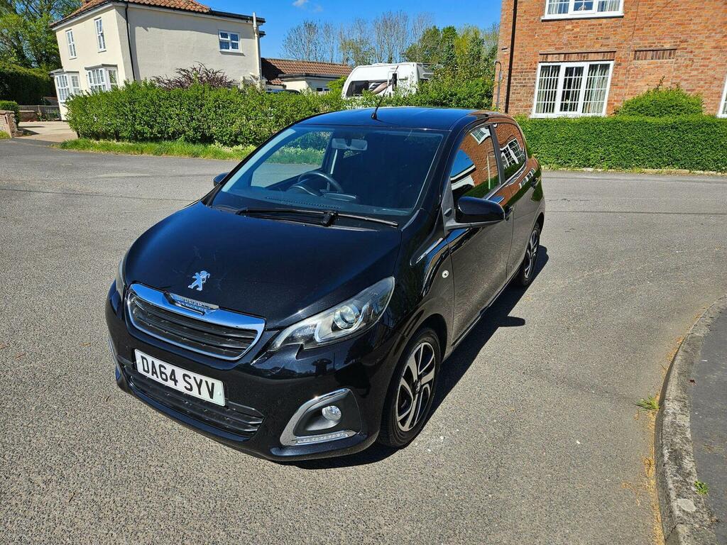 Peugeot 108 Hatchback 1.2 Vti Puretech Allure Euro 5 2014 DA64SYV Black #5