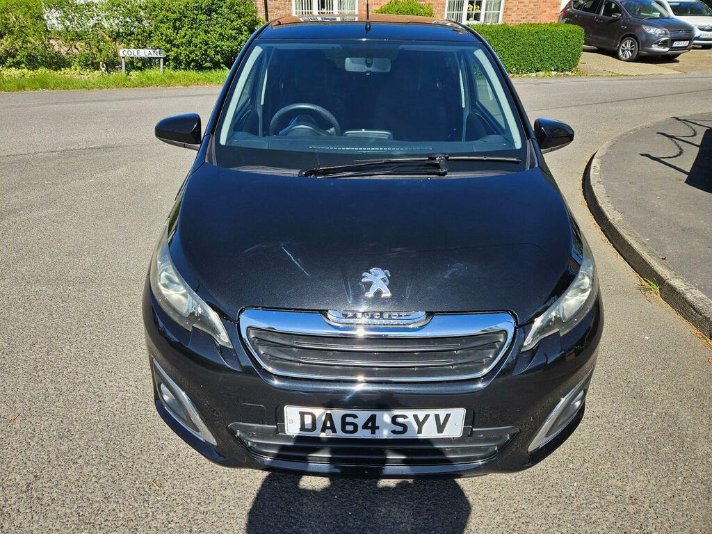 Peugeot 108 Hatchback 1.2 Vti Puretech Allure Euro 5 2014 DA64SYV Black #4