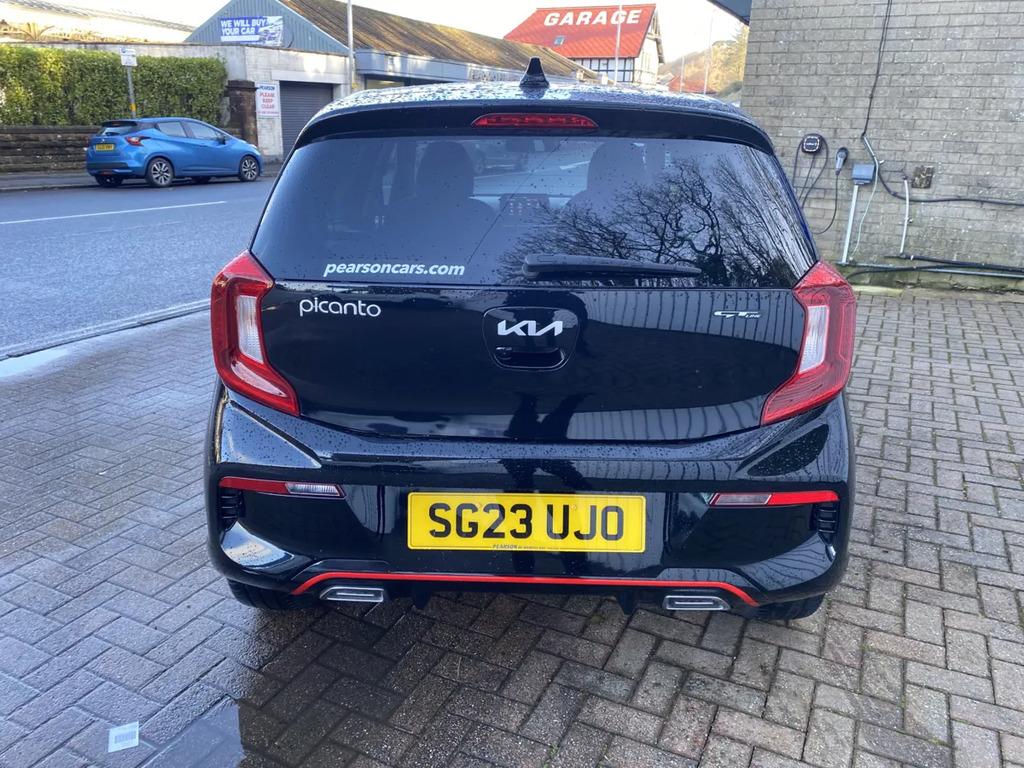 Kia Picanto 1.0 Gt-line SG23UJO Black #5
