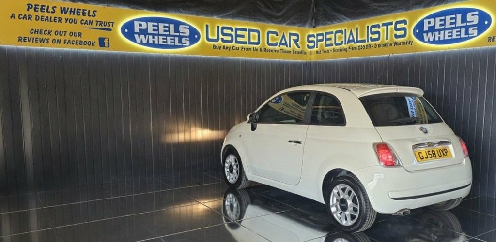 Fiat 500 1L Sport GJ58UXP White #5