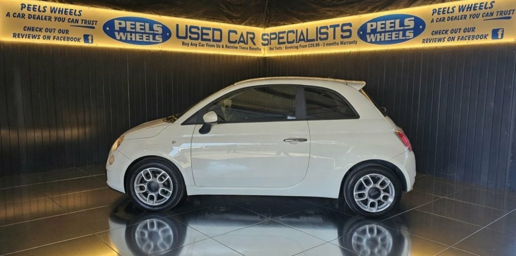 Fiat 500 1L Sport GJ58UXP White #3