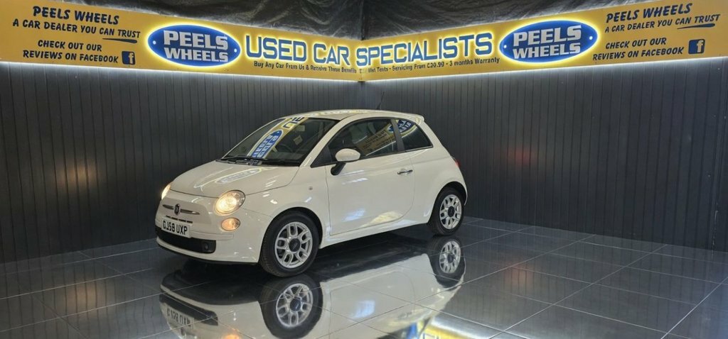 Fiat 500 1L Sport GJ58UXP White #2