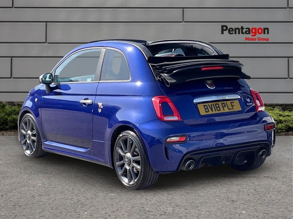 Abarth 595 1.4 T Jet Turismo Cabrio Euro 6 BV18PLF Blue #2