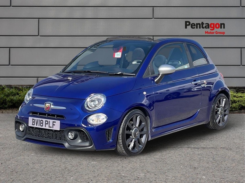 Abarth 595 1.4 T Jet Turismo Cabrio Euro 6 BV18PLF Blue #3
