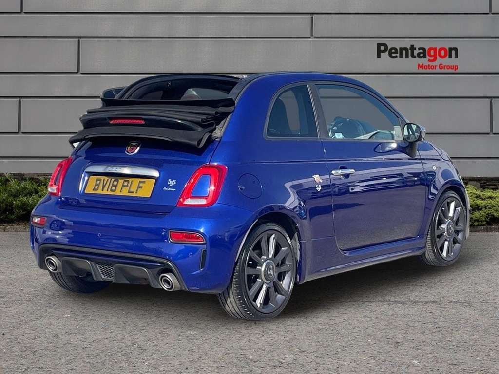 Abarth 595 1.4 T Jet Turismo Cabrio Euro 6 BV18PLF Blue #4