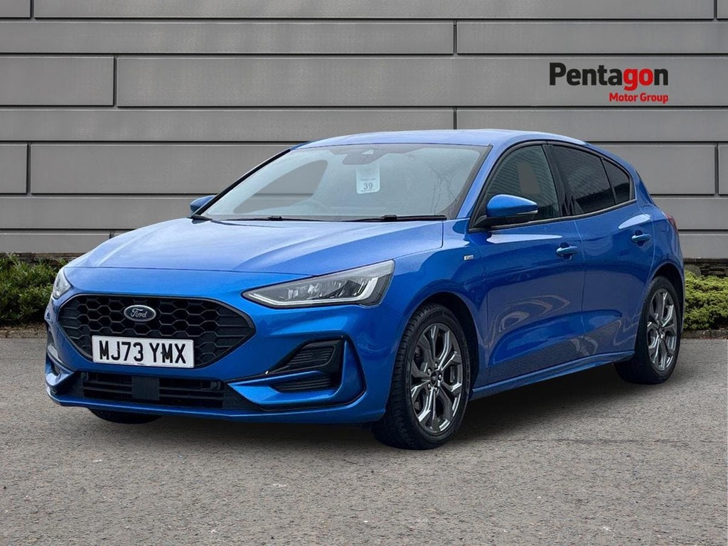 Ford Focus 1.0T Ecoboost St Line Hatchback MJ73YMX Blue #3