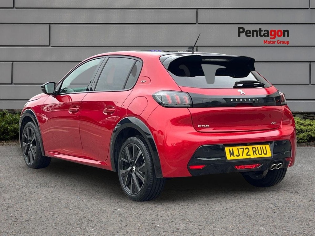 Peugeot 208 1.2 Puretech Gt Hatchback Eat Euro 6 S MJ72RUU Red #2