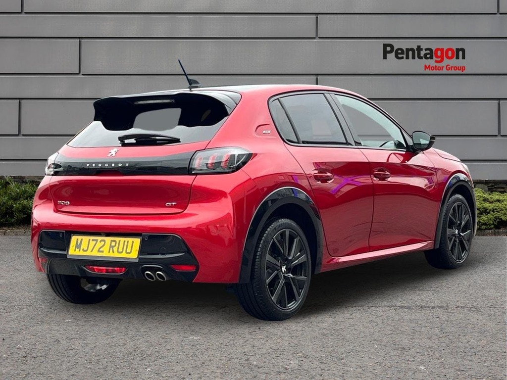 Peugeot 208 1.2 Puretech Gt Hatchback Eat Euro 6 S MJ72RUU Red #4