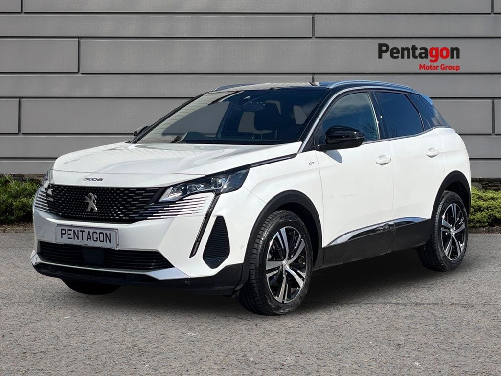 Peugeot 3008 1.2 Puretech Gt Suv Eat Euro 6 Ss 1 LF72NZL White #3