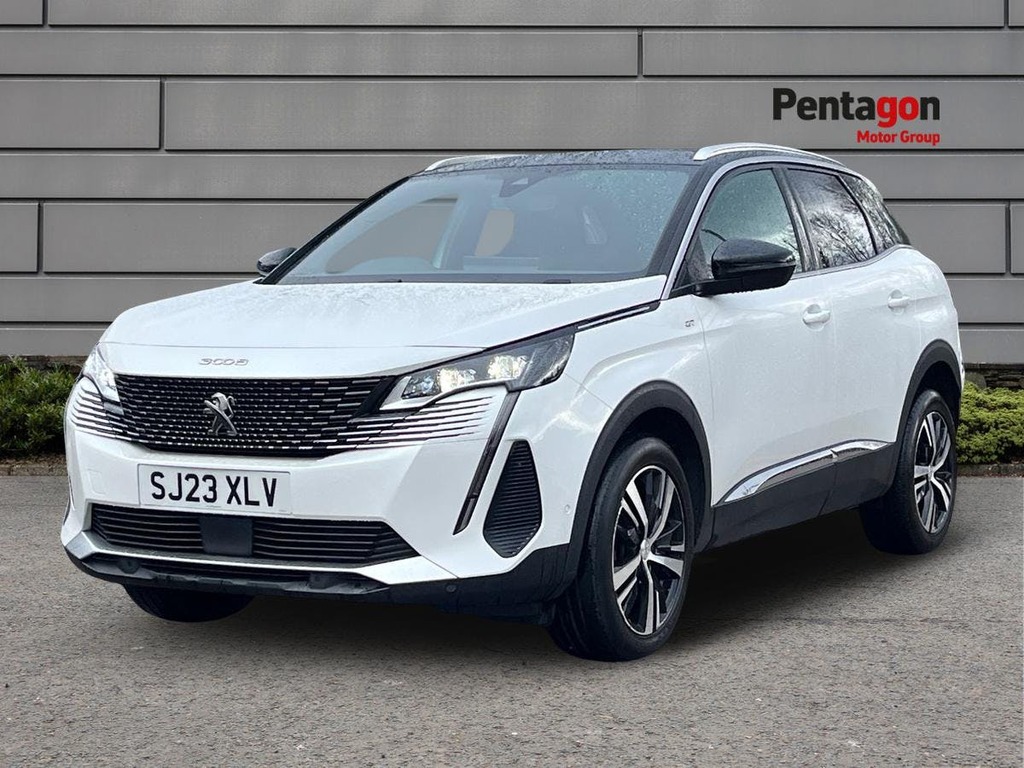 Peugeot 3008 1.2 Puretech Gt Suv Eat Euro 6 Ss 1 SJ23XLV White #3