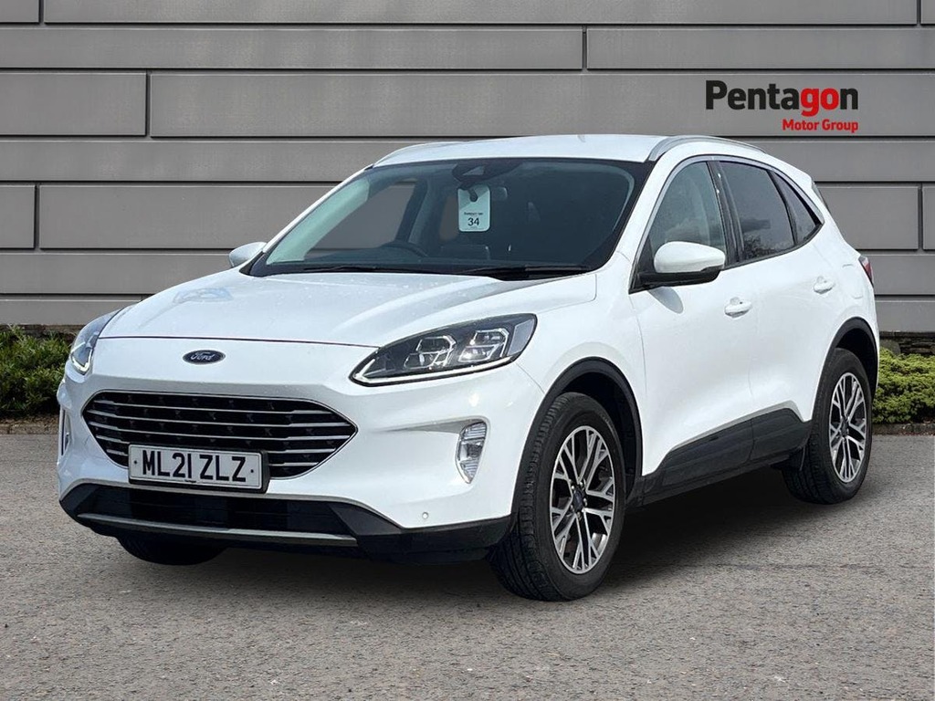 Ford Kuga 1.5 Ecoblue Titanium Edition Suv ML21ZLZ White #3
