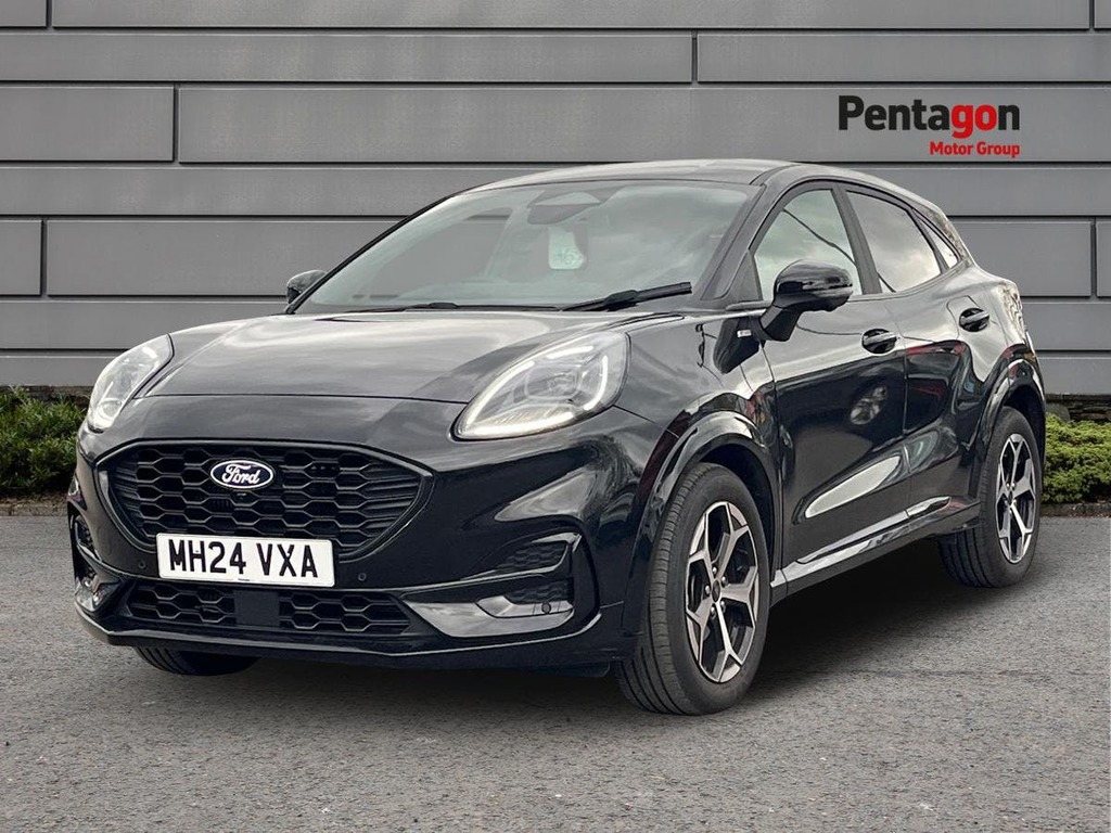 Ford Puma 1.0T Ecoboost Mhev St Line Suv Hybrid M MH24VXA Black #3