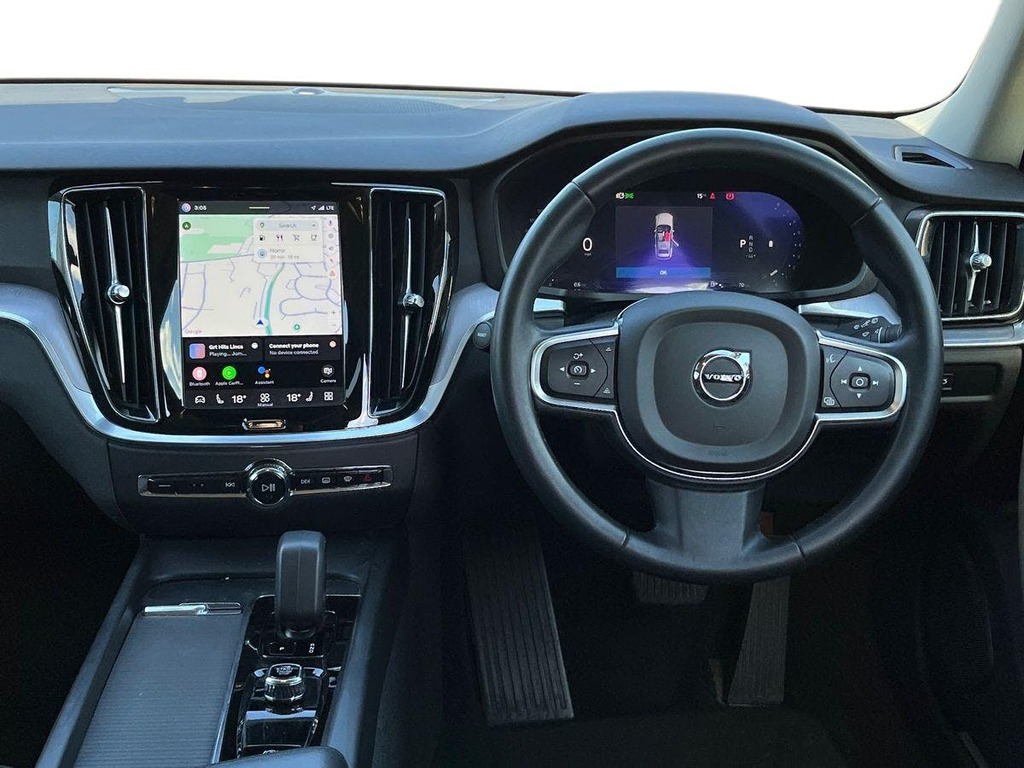 Volvo V60 2.0 B3 Mhev Core Estate Hybrid Dct Black #6