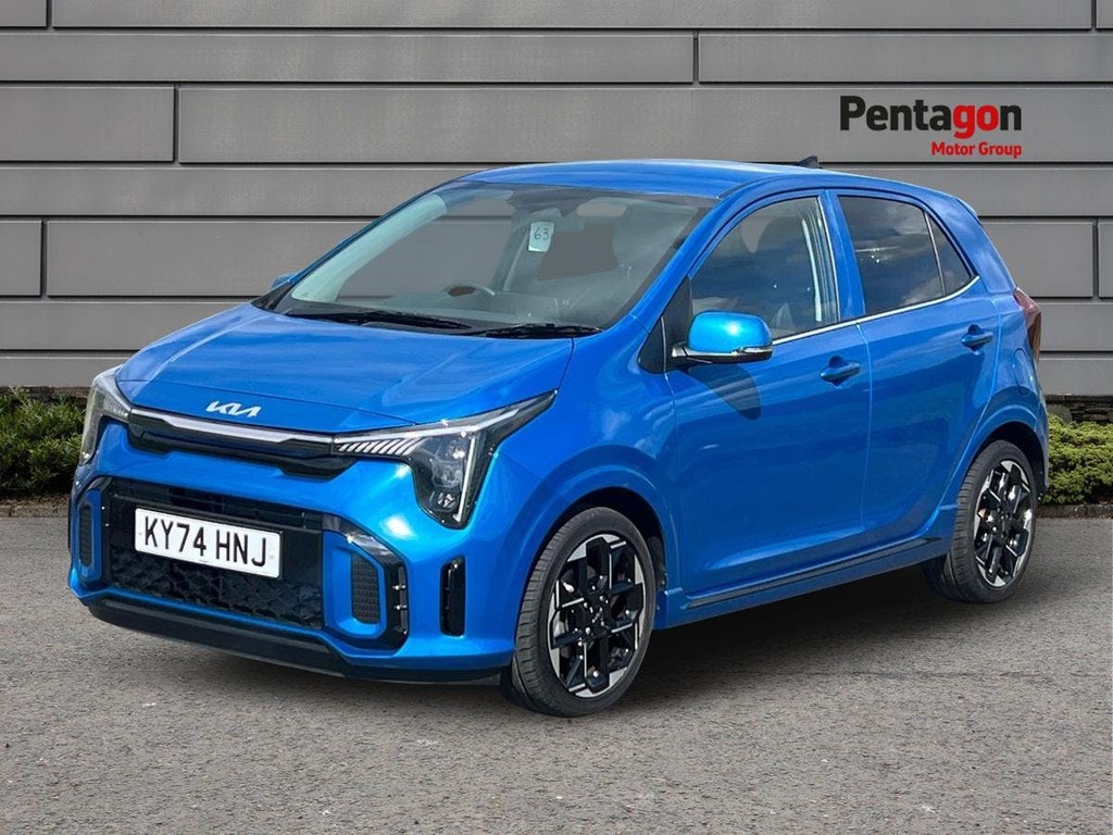 Kia Picanto 1.0 Gt Line Hatchback Amt Euro 6 Ss KY74HNJ Blue #3