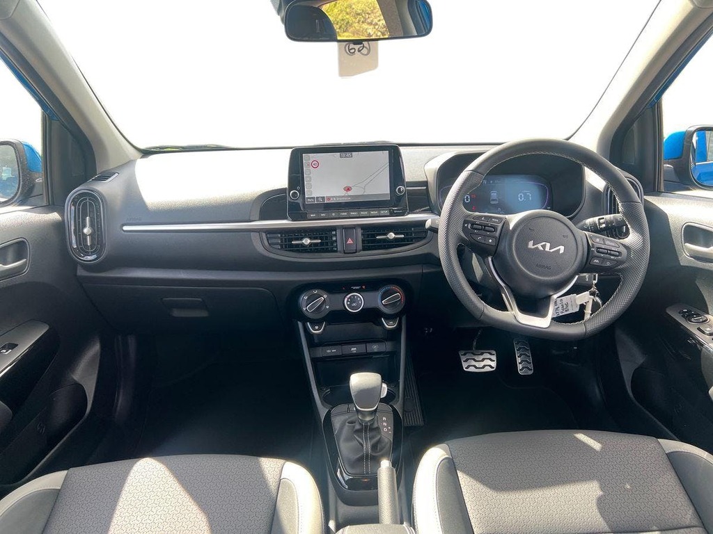 Kia Picanto 1.0 Gt Line Hatchback Amt Euro 6 Ss KY74HNJ Blue #6