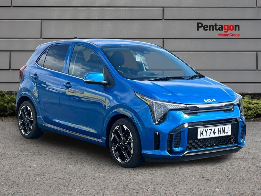 Kia Picanto 1.0 Gt Line Hatchback Amt Euro 6 Ss Blue