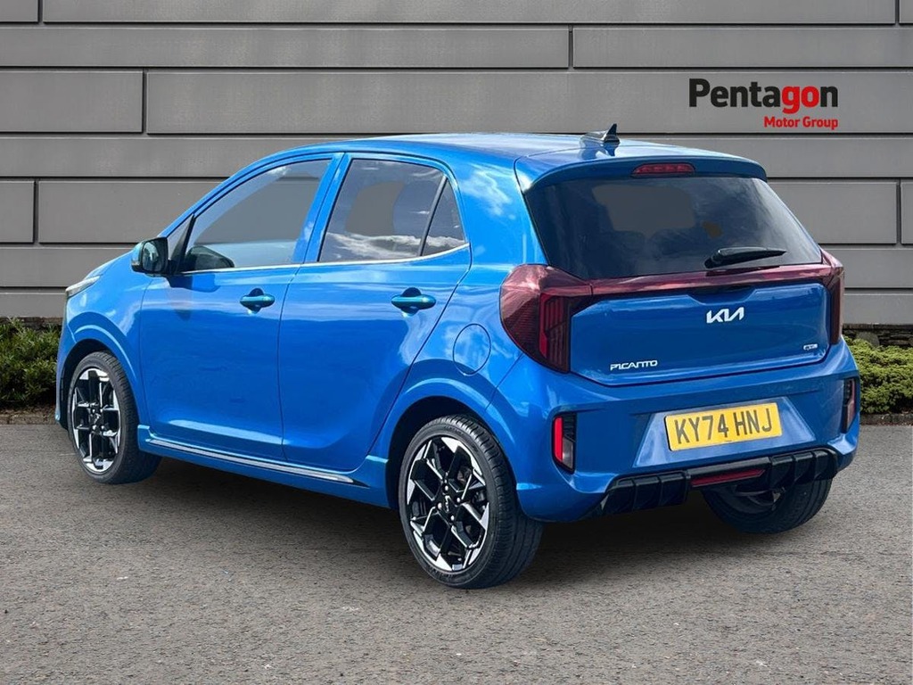 Kia Picanto 1.0 Gt Line Hatchback Amt Euro 6 Ss KY74HNJ Blue #2