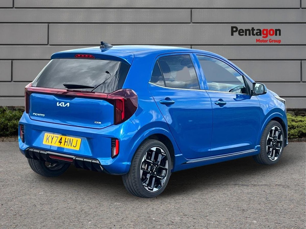 Kia Picanto 1.0 Gt Line Hatchback Amt Euro 6 Ss KY74HNJ Blue #4
