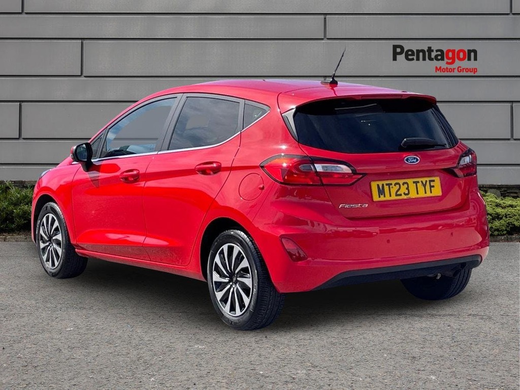 Ford Fiesta 1.0T Ecoboost Titanium Hatchback MT23TYF Red #2