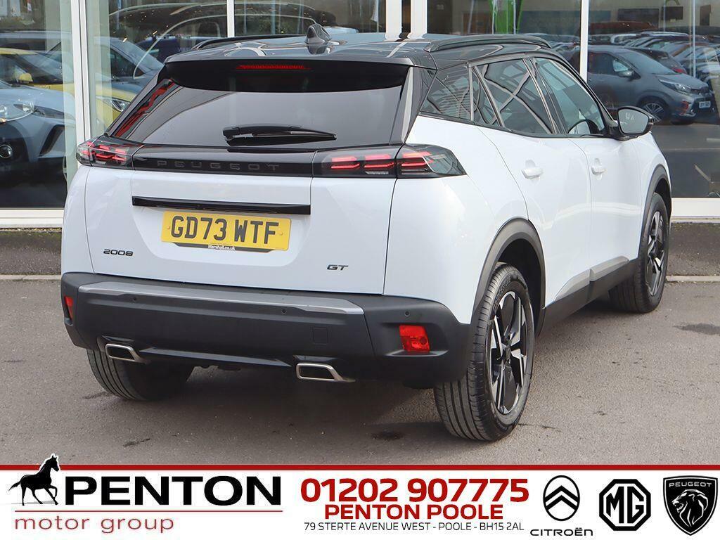 Peugeot 2008 1.2 Puretech Gt Eat Euro 6 Ss GD73WTF Black #4
