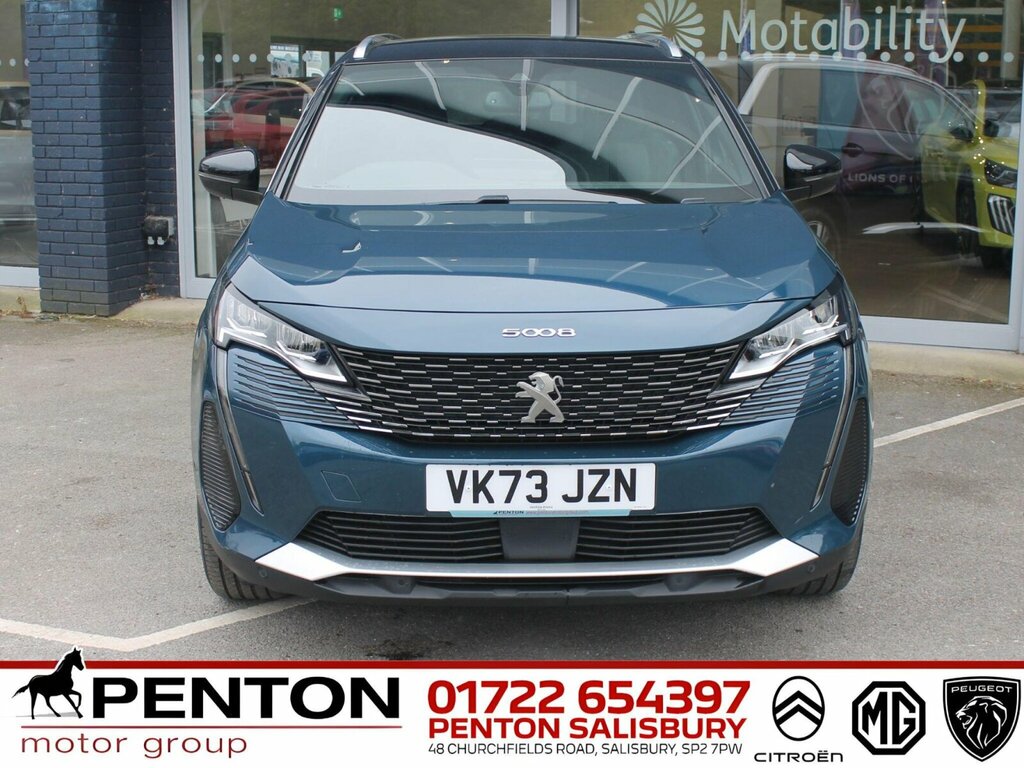 Peugeot 5008 1.5 Bluehdi Allure Premium Eat Euro 6 Ss VK73JZN Blue #2