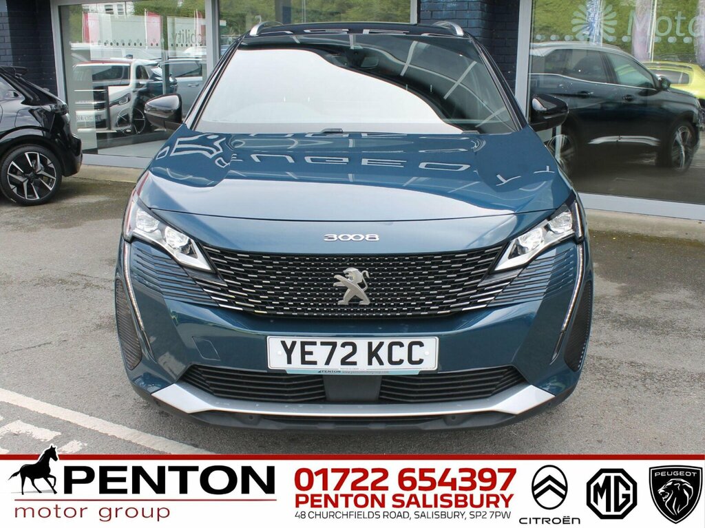 Peugeot 3008 1.2 Puretech Gt Suv Eat Euro 6 Ss 1 YE72KCC Blue #2