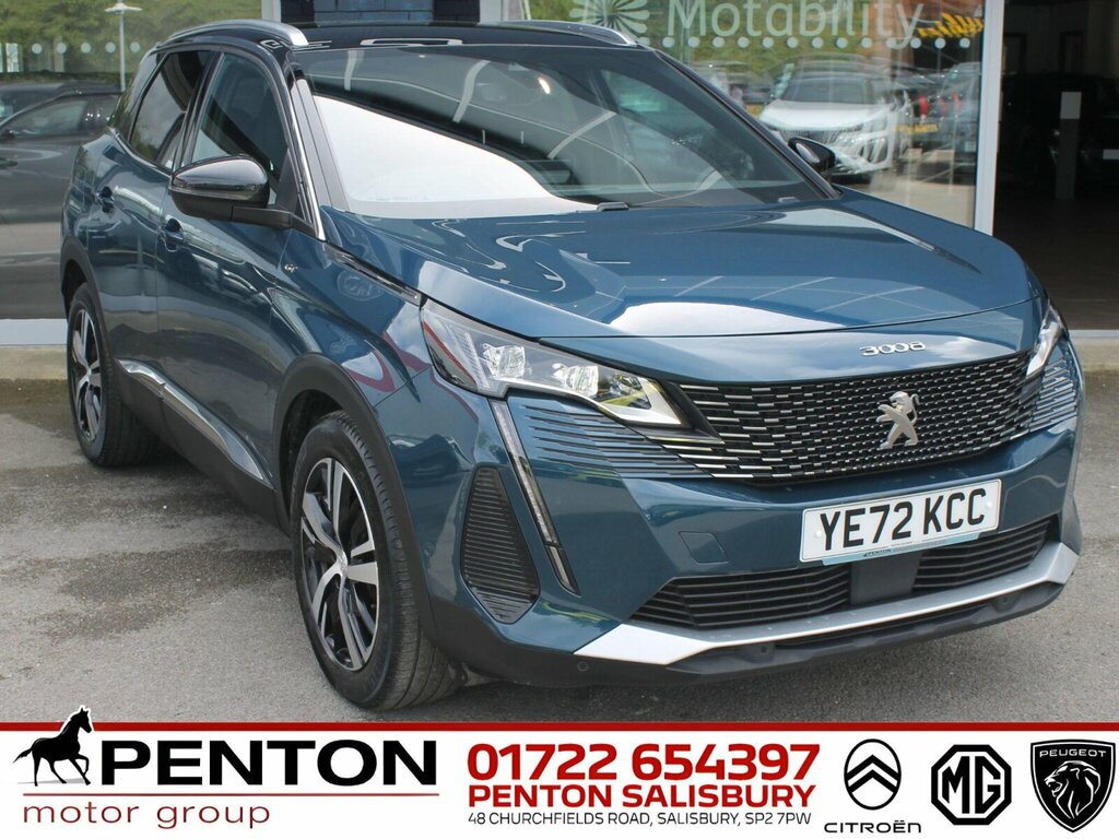 Peugeot 3008 1.2 Puretech Gt Suv Eat Euro 6 Ss 1 Blue