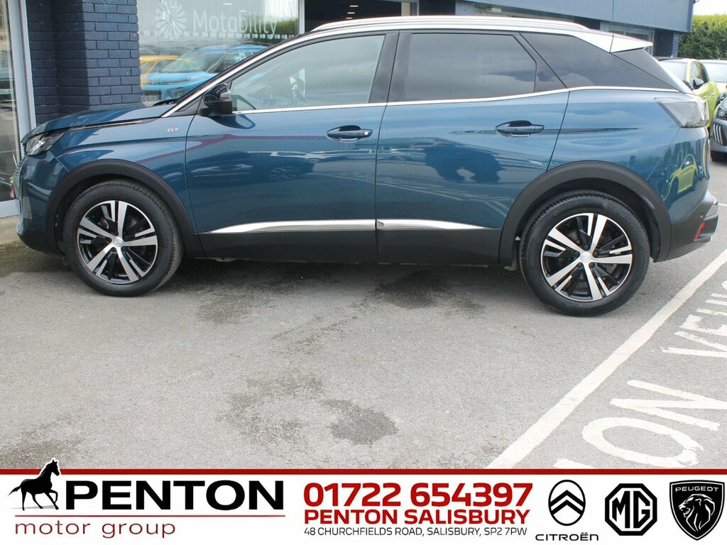 Peugeot 3008 1.2 Puretech Gt Suv Eat Euro 6 Ss 1 YE72KCC Blue #6