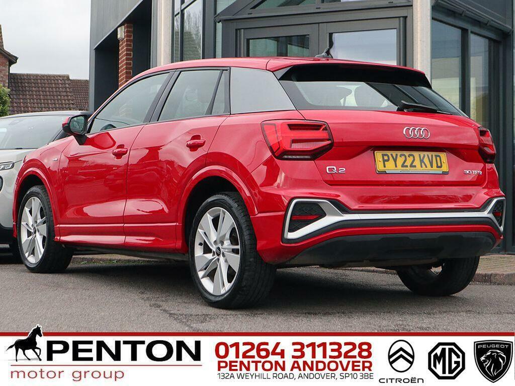 Audi Q2 1.0 Tfsi 30 S Line Euro 6 Ss PY22KVD Red #3