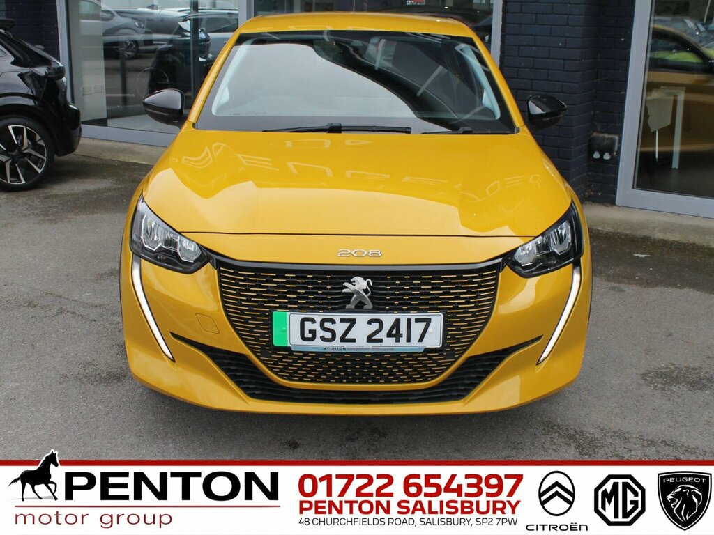 Peugeot e-208 50Kwh Allure GSZ2417 Yellow #2