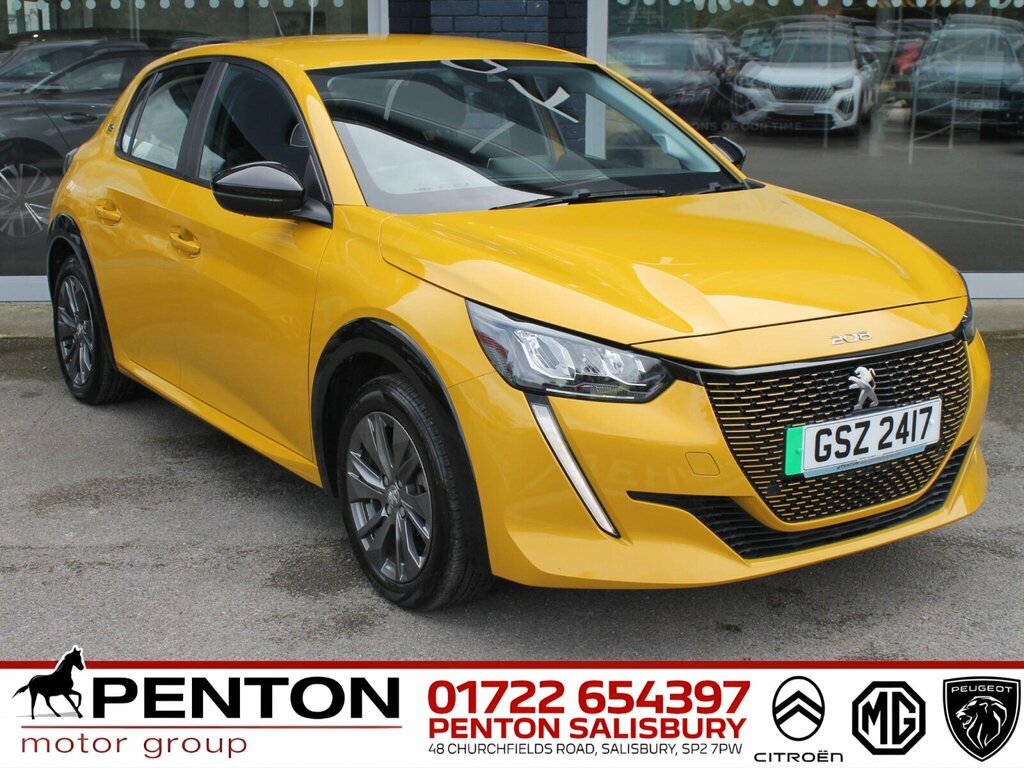 Peugeot e-208 50Kwh Allure Yellow