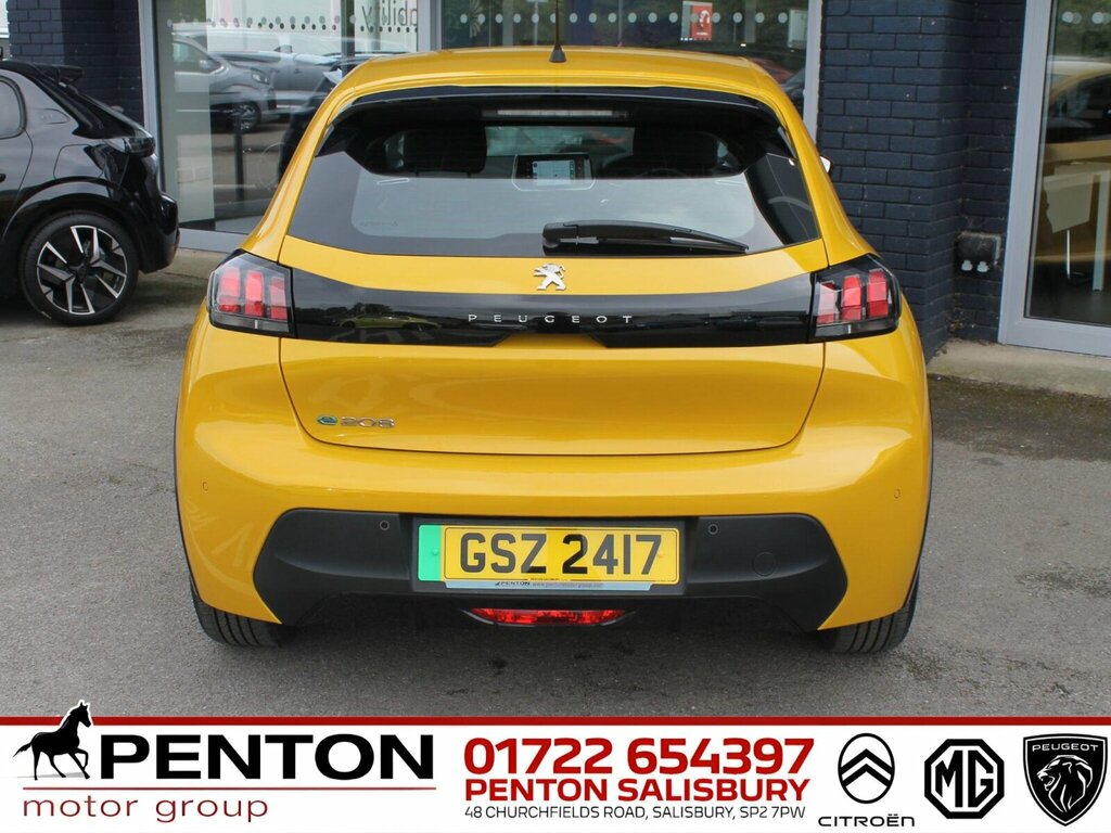 Peugeot e-208 50Kwh Allure GSZ2417 Yellow #6