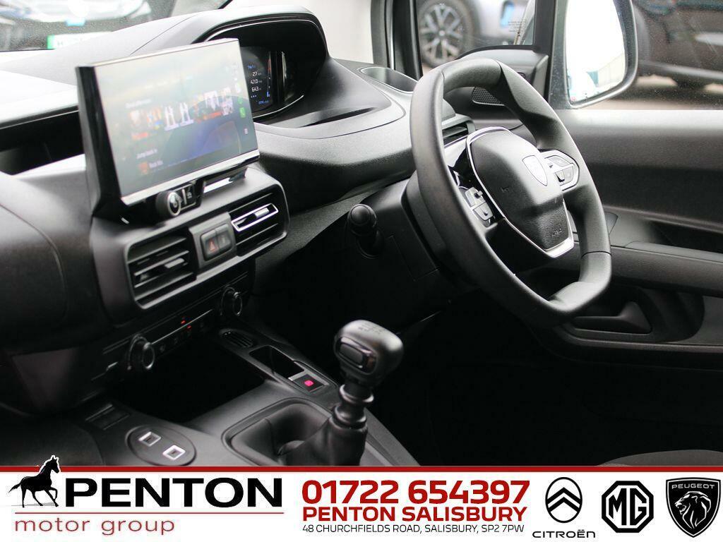 Peugeot Partner 1.5 Bluehdi 1000 Asphalt Standard Panel Van Swb Eu KT74HFP Grey #6