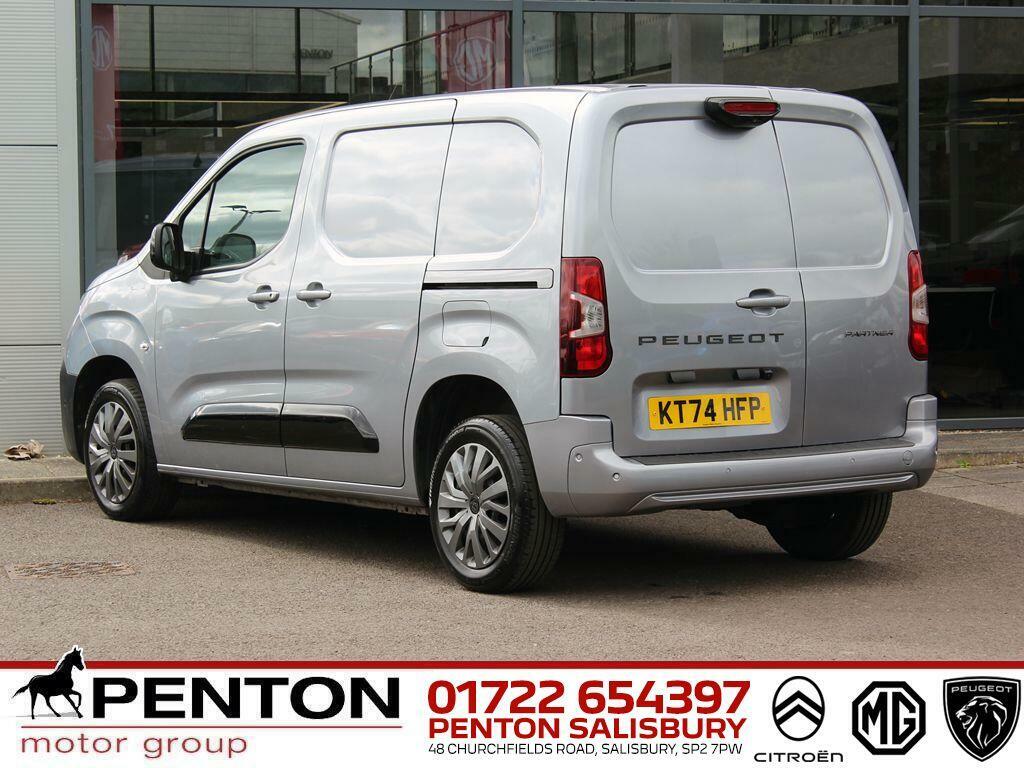 Peugeot Partner 1.5 Bluehdi 1000 Asphalt Standard Panel Van Swb Eu KT74HFP Grey #5