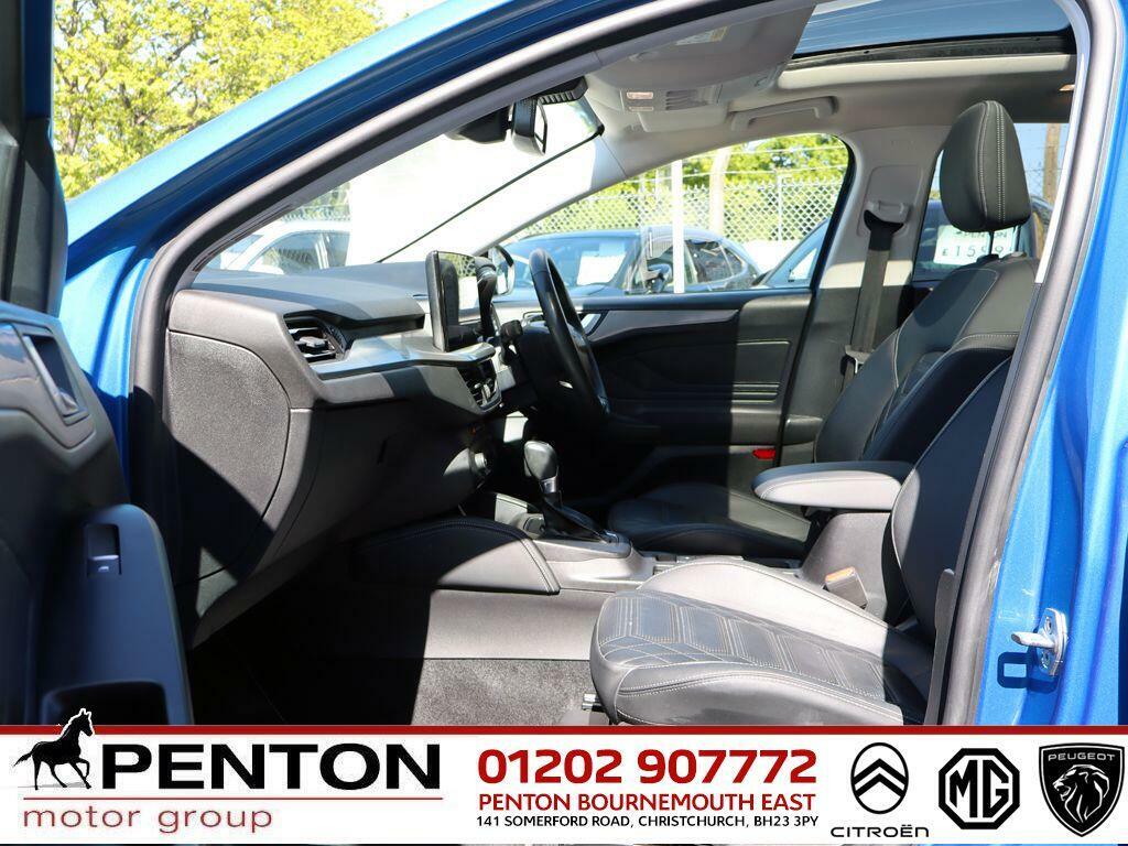 Ford Focus 1.0T Ecoboost Mhev Titanium X Dct Euro 6 Ss CN23RVW Blue #4