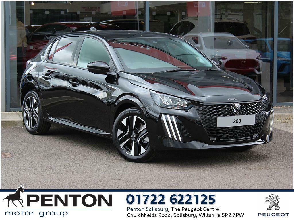 Peugeot 208 1.2 Allure E-dsc6 Euro 6 Ss Black