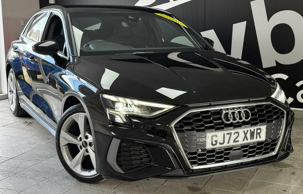 Audi A3 1.5 Tfsi 35 S Line Sportback S Tronic Euro 6 Ss Black
