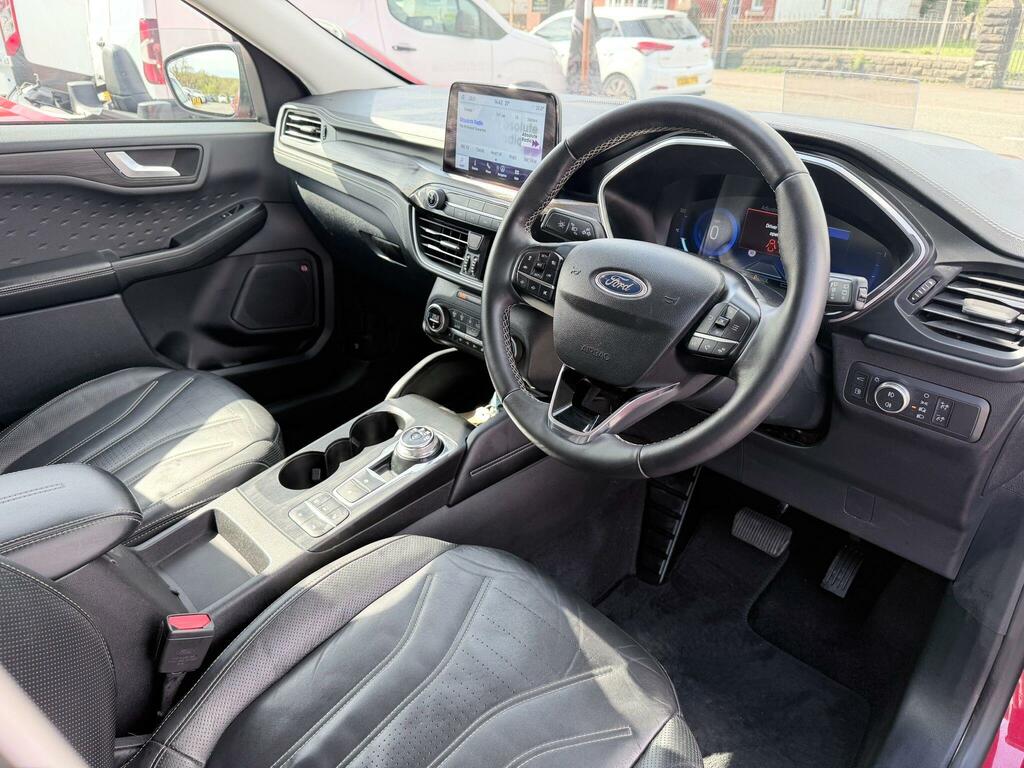 Ford Kuga 2.5 Duratec 14.4Kwh Vignale Cvt Euro 6 Ss YS21VOM Red #2