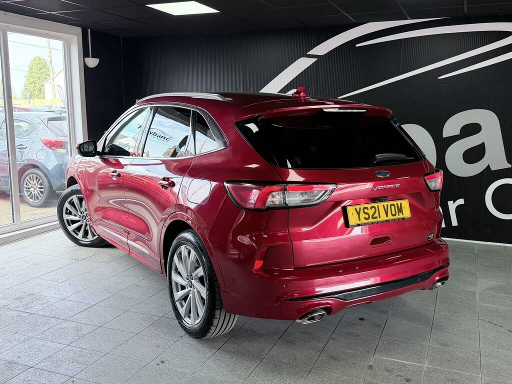 Ford Kuga 2.5 Duratec 14.4Kwh Vignale Cvt Euro 6 Ss YS21VOM Red #3