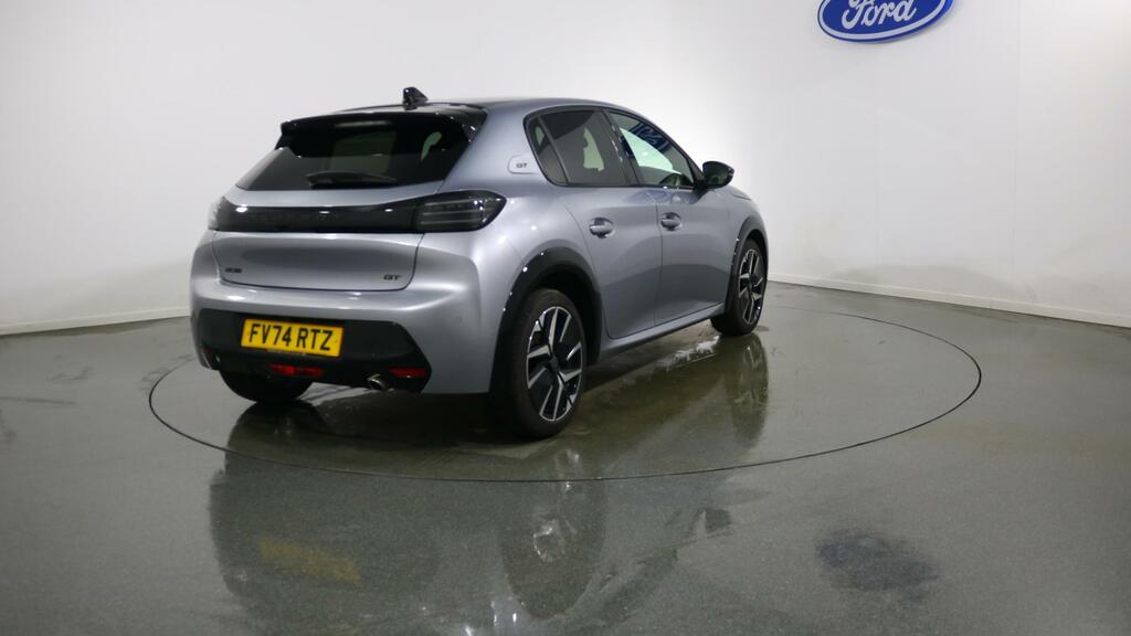 Peugeot 208 1.2 Puretech 100 Gt FV74RTZ Grey #3