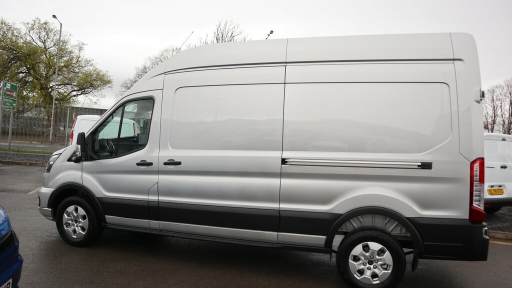 Ford Transit Custom 350 L3 Lwb H3 High Roof Limited Nav 165Ps Eu6 6 Sp WN75DZM Silver #3