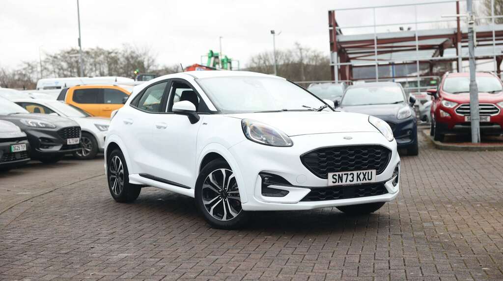 Ford Puma 1.0 Ecoboost Hybrid Mhev St-line Dct White #2