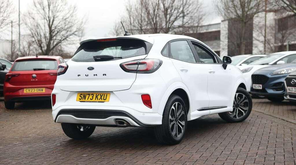 Ford Puma 1.0 Ecoboost Hybrid Mhev St-line Dct White #3