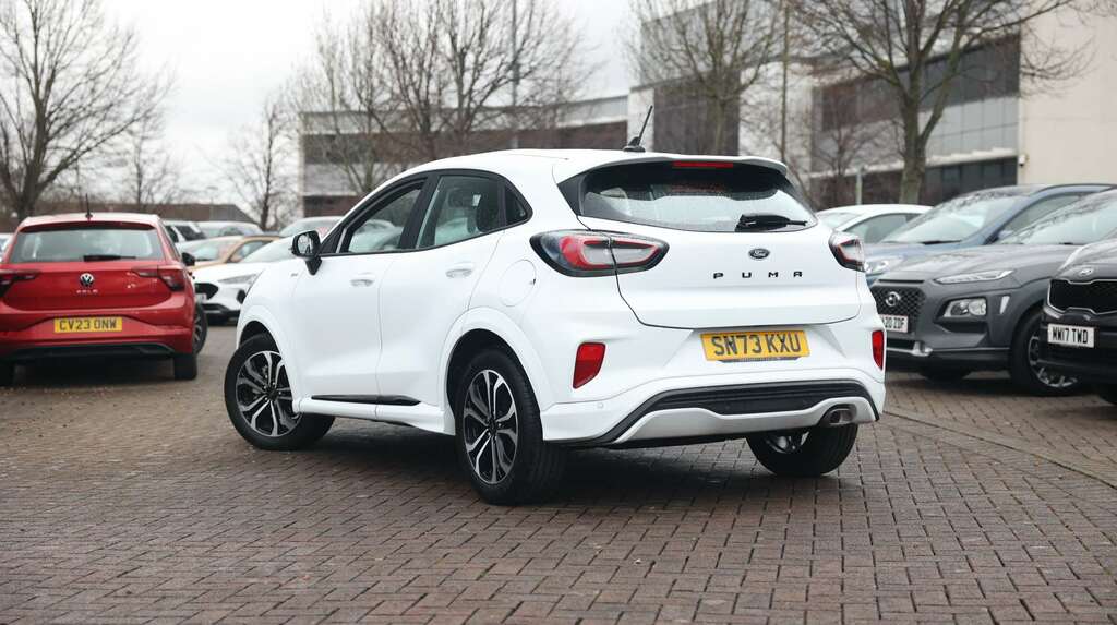 Ford Puma 1.0 Ecoboost Hybrid Mhev St-line Dct White #4