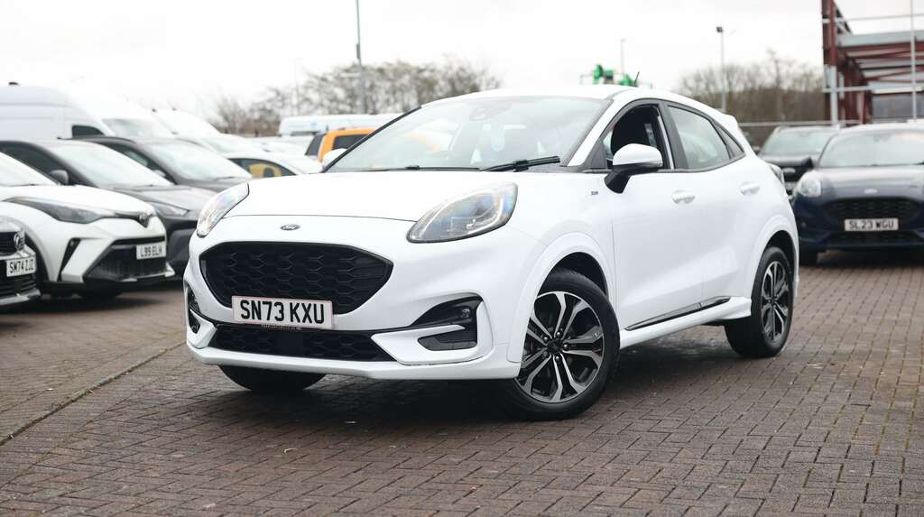 Ford Puma 1.0 Ecoboost Hybrid Mhev St-line Dct White