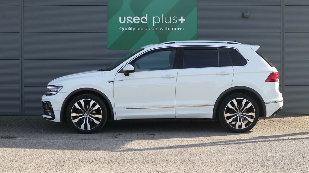 Volkswagen Tiguan 2.0 Tdi 150 4Motion R-line Dsg EO68XYT White #4